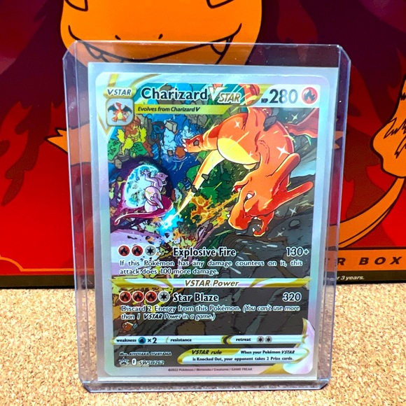charizard v star pokemon card price 2022 Pokemon Charizard VSTAR 018/172 Full Art Brilliant Stars main image 0